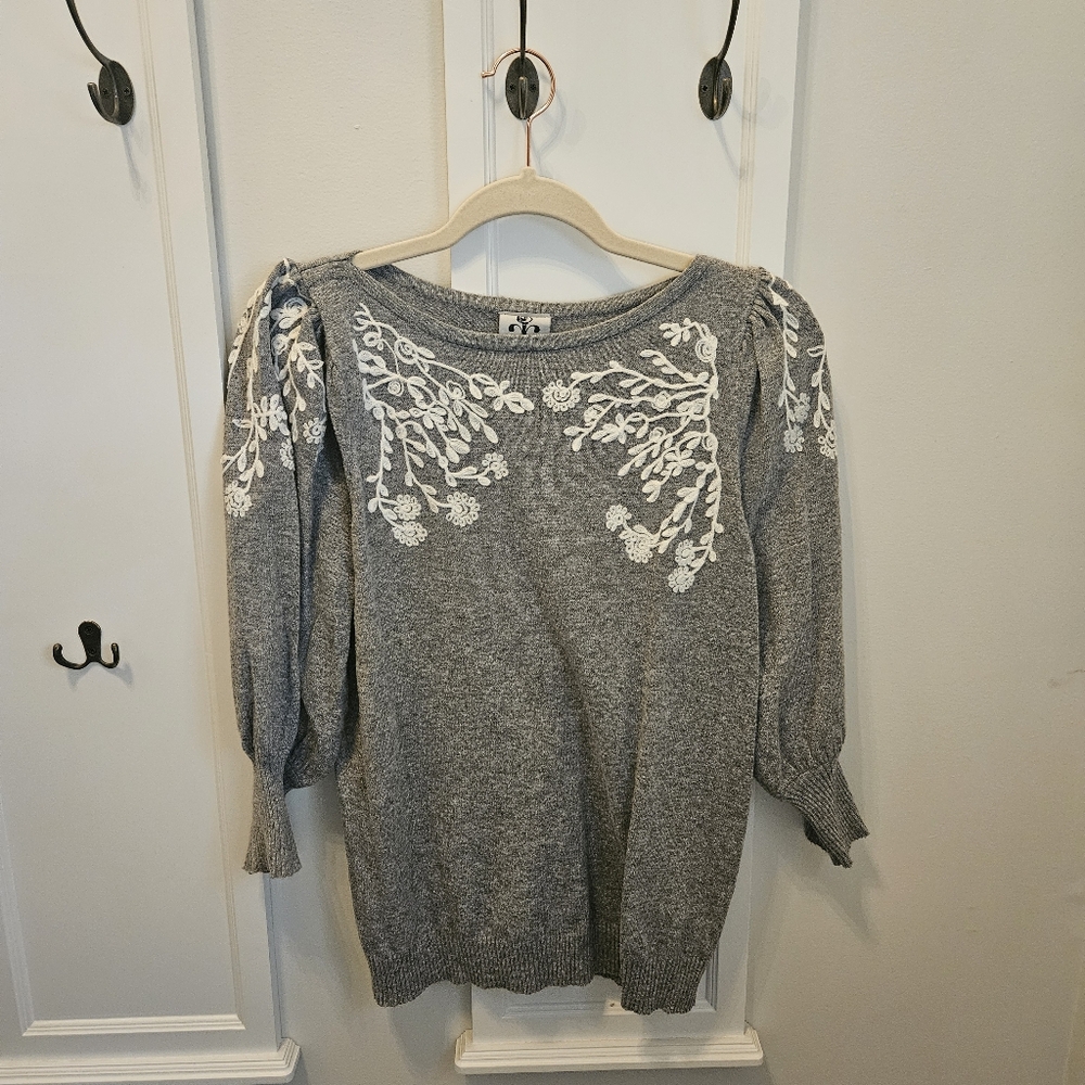 Embroidered Sweater